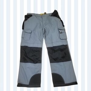 Caterpillar Men's Gray and Black Cargo Pants 40x30